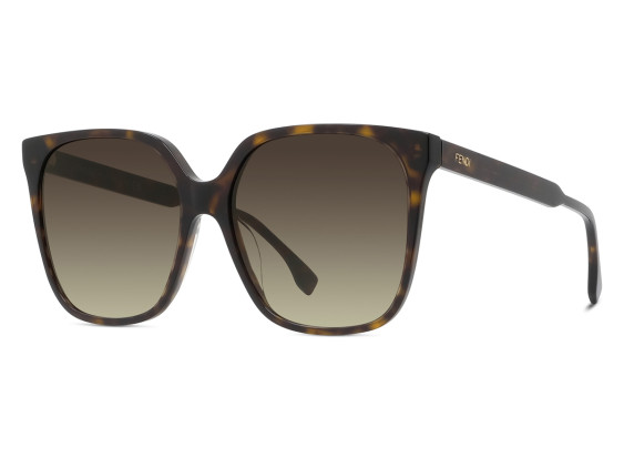 Fendi FE40030I 52F Dark Havana/Brown Gradient