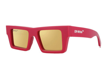 Off-White OERI017 NASSAU 2576 Red/Gold Mirror