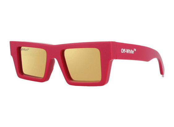Off-White OERI017 NASSAU 2576 Red/Gold Mirror