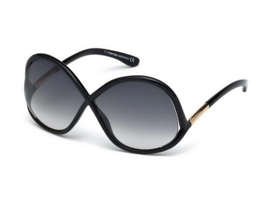Tom Ford FT0372 01B Shiny Black/Smoke Gradient