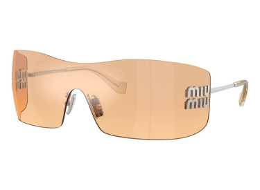 Miu Miu MUB53S 1BC80Y Silver/Orange Mirror Silver Gradient