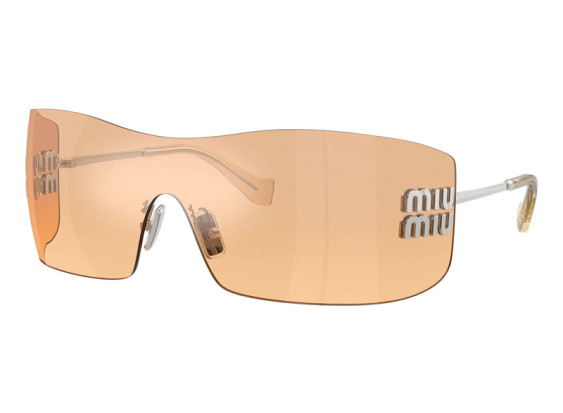 Miu Miu MUB53S 1BC80Y Silver/Orange Mirror Silver Gradient