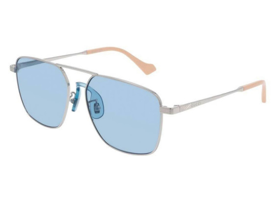 Gucci GG0743S 003 Silver/Blue