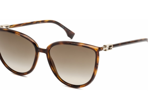 Fendi FF0459/S 0086 HA Dark Havana / Brown Gradient