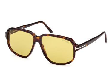 Tom Ford FT1024 52E Dark Havana/Yellow