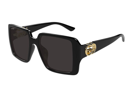 Gucci GG1692SA 001 Shiny Black/Grey
