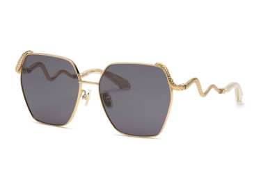 Roberto Cavalli SRC035M 0300 Shiny Rose Gold/Purple Grey