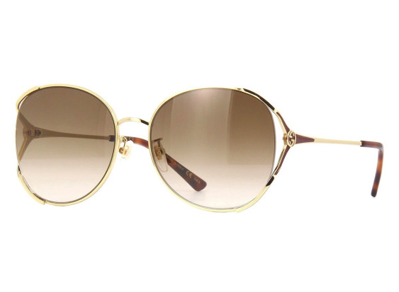 Gucci GG0650SK 003 Gold Havana/Brown