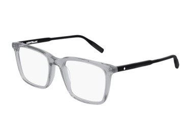 Montblanc MB0011O 013 Shiny Grey 54mm