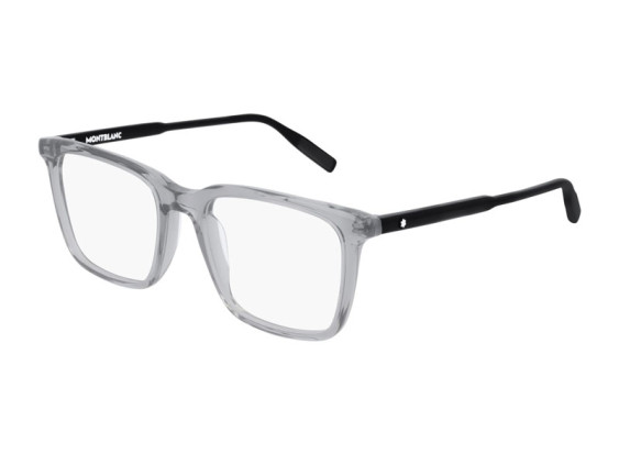 Montblanc MB0011O 013 Shiny Grey 54mm