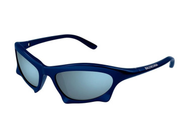 Balenciaga BB0229S 006 Blue/Blue Mirror
