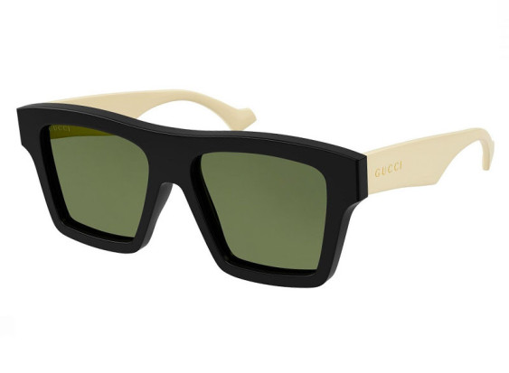Gucci GG0962S 004 Black White/Green