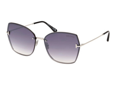 Tom Ford FT1107 16C Shiny Palladium/Smoke Mirror