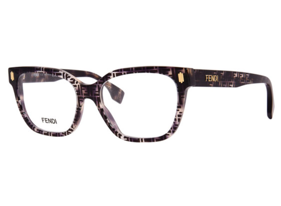 Fendi FE50055I 055 Purple FF Havana 54mm
