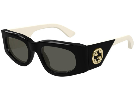 Gucci GG1664S 001 Black/Ivory/Grey