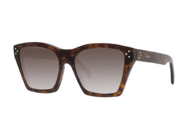 Celine CL40090I 52F Shiny Dark Havana/Brown Gradient