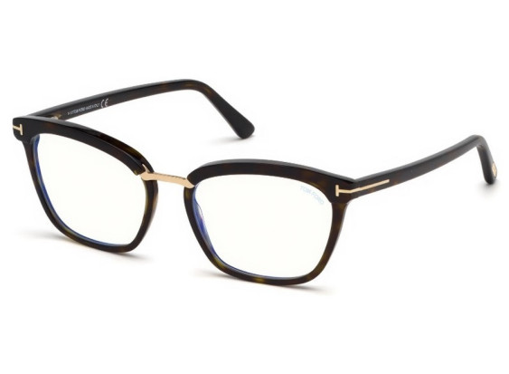 Tom Ford FT5550-B 052 Dark Havana/Rose Gold 54mm