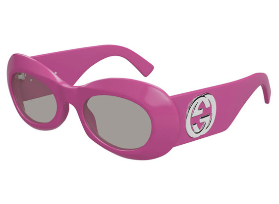 Gucci GG1696S 004 Shiny Fuchsia/Light Grey