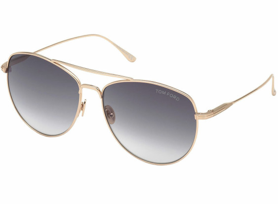 Tom Ford FT0784 28B Shiny Rose Gold/Smoke Gradient