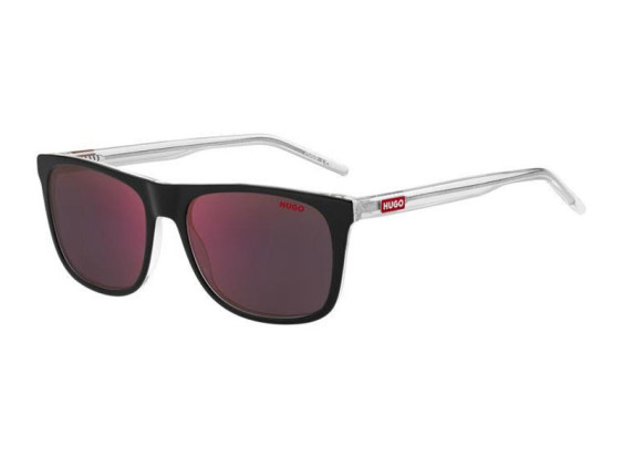 Hugo HG 1194/S 07C5 AO Black/Crystal/Red Mirror
