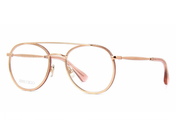 Jimmy Choo JC230 0EYR 00 Gold Pink 51mm