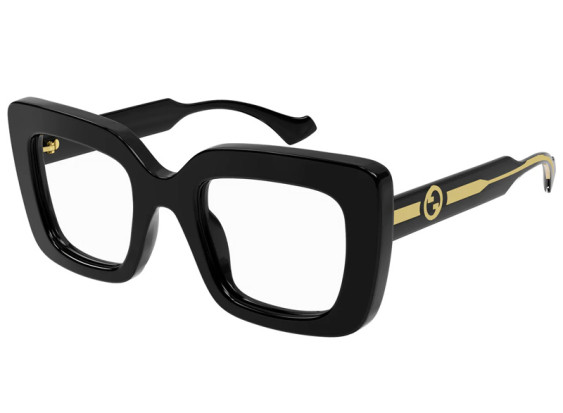 Gucci GG1554O 001 Shiny Black 49mm
