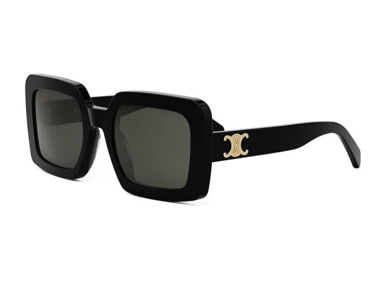 Celine CL40304U 01A TRIOMPHE Shiny Black/Grey