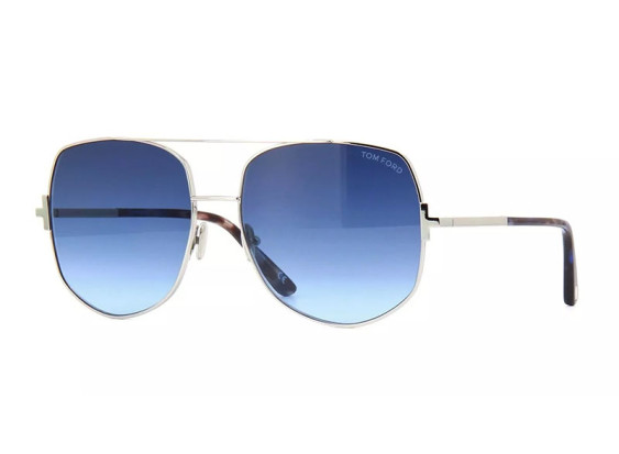 Tom Ford FT0783 16W Shiny Palladium/Gradient Blue