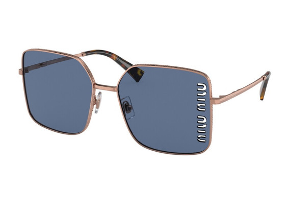 Miu Miu MU51YS ZVF1V1 Rose Gold/Dark Blue
