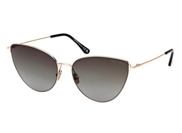 Tom Ford FT1005 28B Shiny Rose Gold/Smoke Gradient