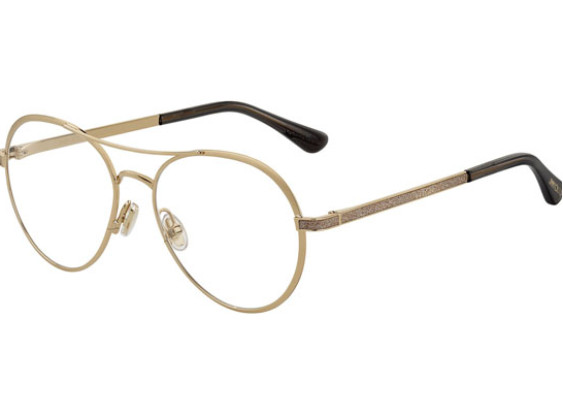 Jimmy Choo JC244 0OGA 00 Gold Teal 56mm