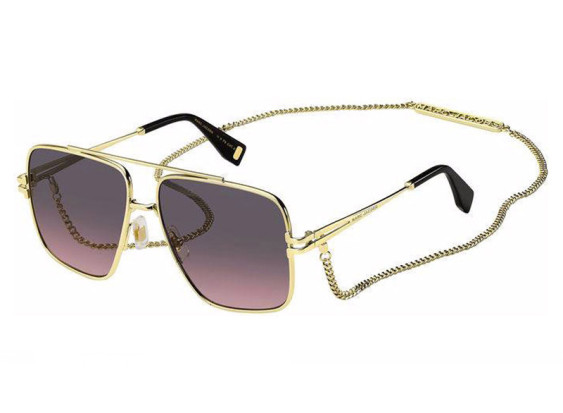 Marc Jacobs MJ 1091/N/S 0RHL M2 Gold with Golden Chain/Brown Pink Gradient