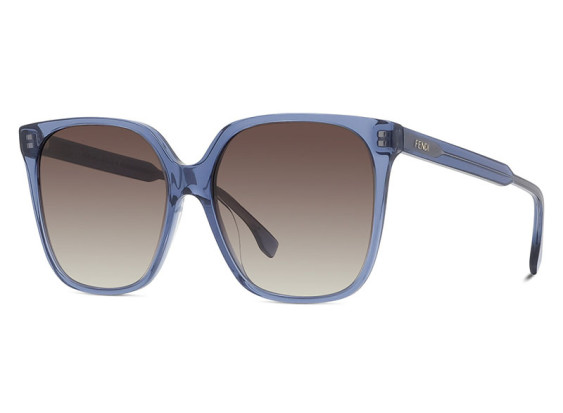 Fendi FE40030I 90F Transparent Denim/Brown Gradient