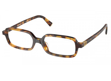 Miu Miu MU11ZS 14L08N Havana Honey/Clear Blue Light Block
