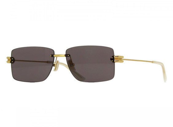 Bottega Veneta BV1126S 002 Gold/Grey