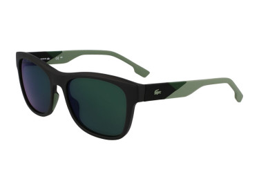 Lacoste L6043S 002 Matte Black/Green Mirror