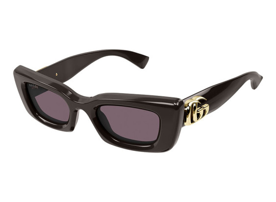 Gucci GG1827S 004 Shiny Brown/Violet