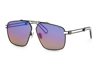 Philipp Plein SPP049M 0541 Semi Matte Black/Palladium/Mirror Rainbow