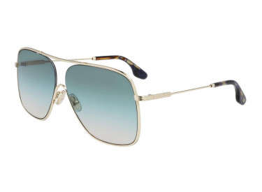 Victoria Beckham VB132S 756 Gold/Petrol Sand Gradient