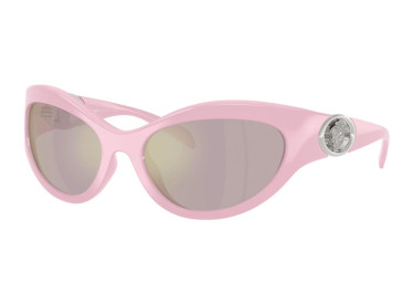 Versace VE4485 5521/Z Shiny Pink/Pink with Rose Gold Mirror