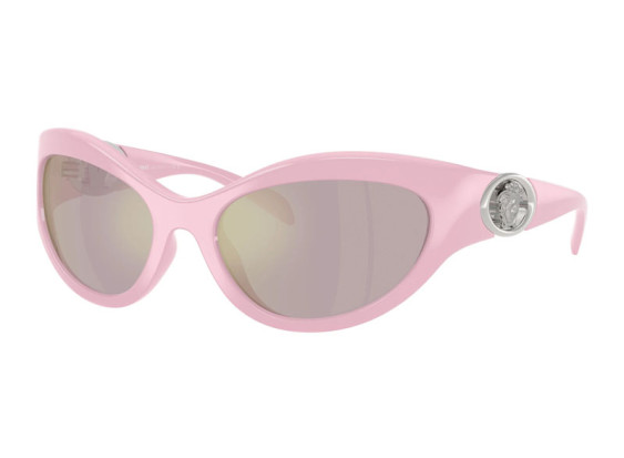 Versace VE4485 5521/Z Shiny Pink/Pink with Rose Gold Mirror
