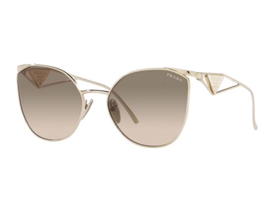 Prada PR50ZS ZVN3D0 Pale Gold/Brown Gradient Grey