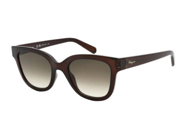 Salvatore Ferragamo SF1066S 210 Dark Crystal Brown/Grey Gradient