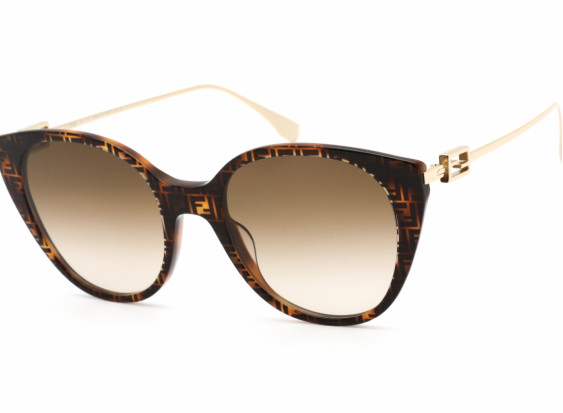 Fendi FE40047I 55F Havana Pattern/Brown Gradient