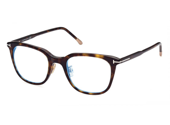 Tom Ford FT5776-D-B 052 Dark Havana/Clear Blue Light Block 53mm
