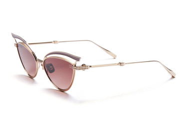 Valentino V-GLASSLINER VLS-118C White Gold/Powder Enamel/Dark Rose to Light Rose AR