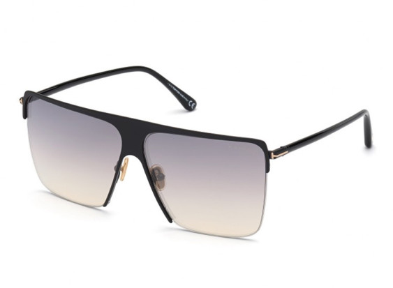Tom Ford FT0840 01C Black/Smoke Mirror