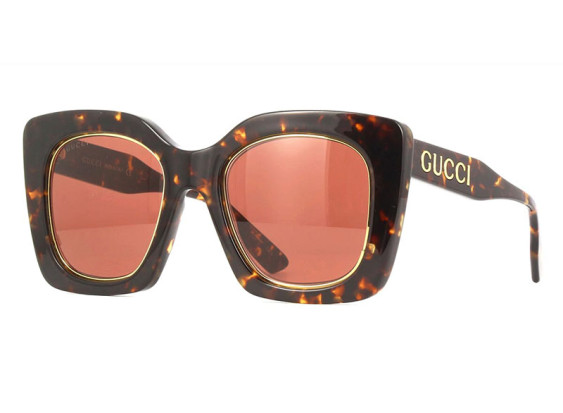 Gucci GG1151S 003 Havana With Gold Rim/Brown