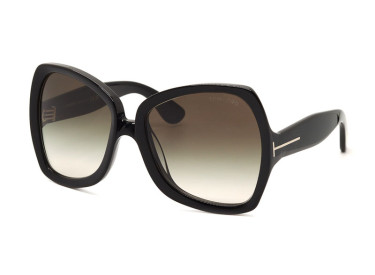 Tom Ford FT1222 01B Shiny Black/Smoke Gradient