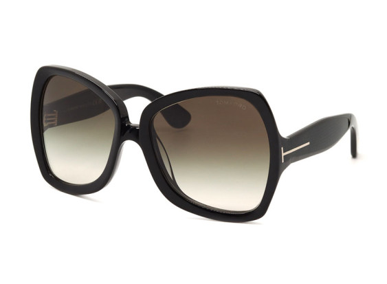 Tom Ford FT1222 01B Shiny Black/Smoke Gradient